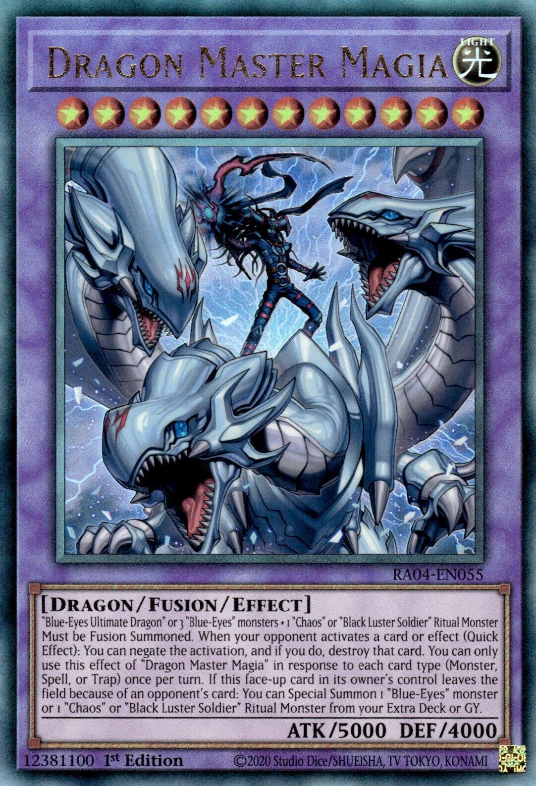 Dragon Master Magia [RA04-EN055] Prismatic Ultimate Rare | The CG Realm