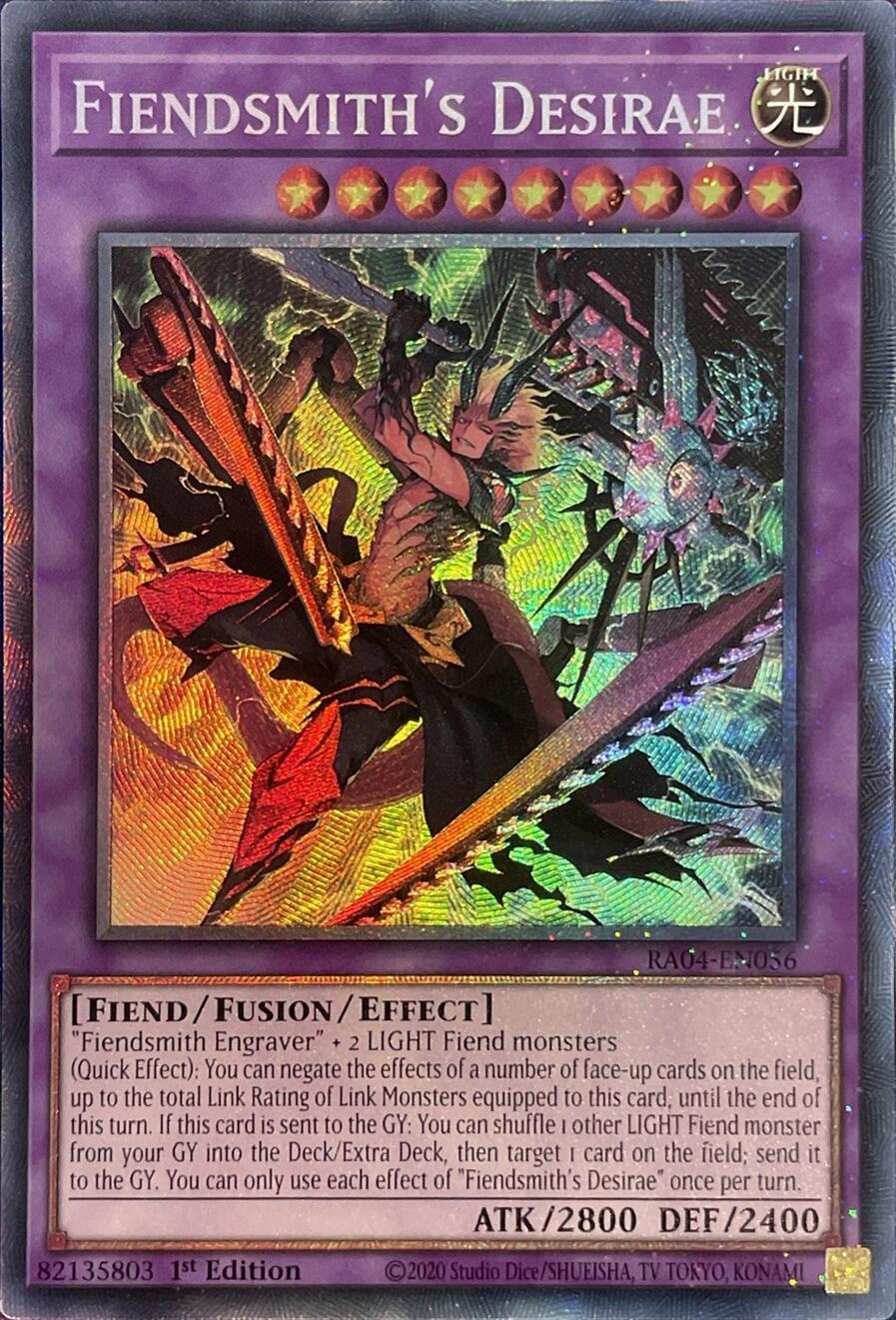 Fiendsmith's Desirae [RA04-EN056] Prismatic Collector's Rare | The CG Realm