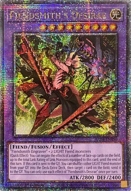 Fiendsmith's Desirae [RA04-EN056] Quarter Century Secret Rare | The CG Realm