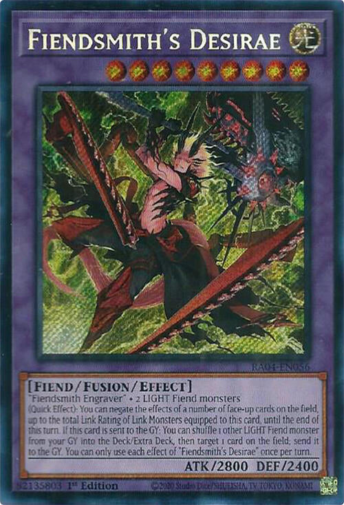 Fiendsmith's Desirae [RA04-EN056] Secret Rare | The CG Realm