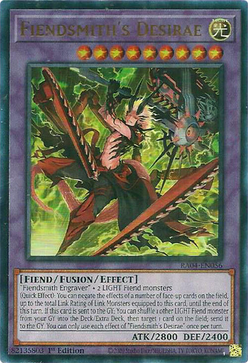 Fiendsmith's Desirae [RA04-EN056] Ultra Rare | The CG Realm