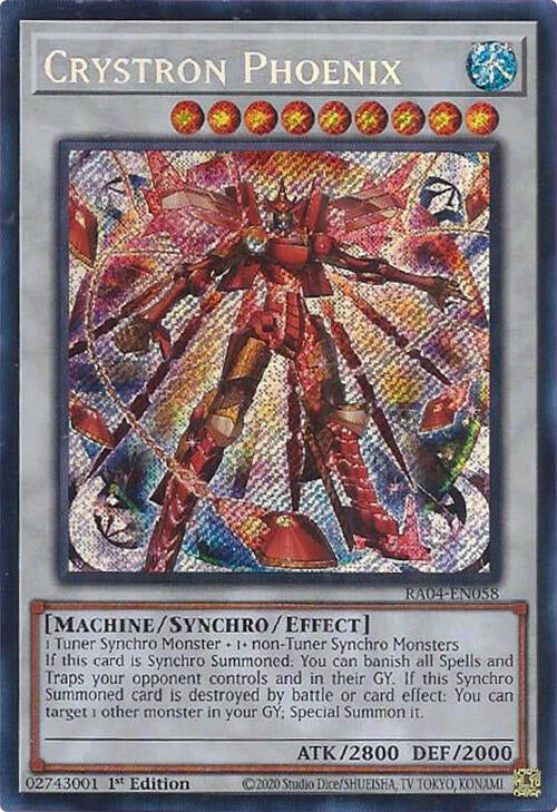 Crystron Phoenix [RA04-EN058] Secret Rare | The CG Realm