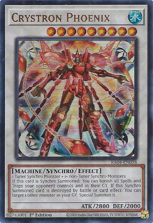 Crystron Phoenix [RA04-EN058] Ultra Rare | The CG Realm