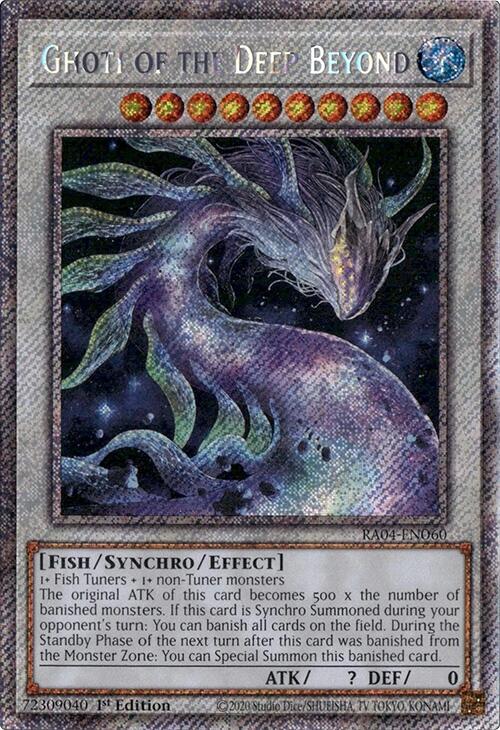 Ghoti of the Deep Beyond [RA04-EN060] Platinum Secret Rare | The CG Realm