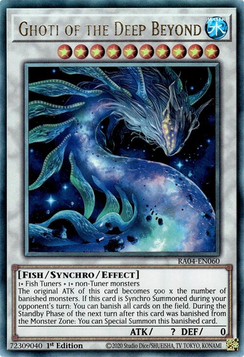 Ghoti of the Deep Beyond [RA04-EN060] Prismatic Ultimate Rare | The CG Realm