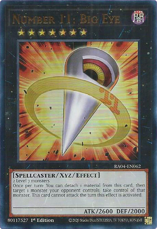 Number 11: Big Eye [RA04-EN062] Ultra Rare | The CG Realm