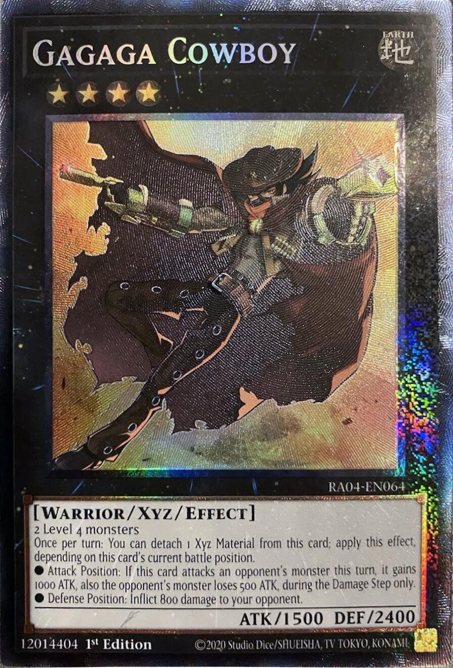 Gagaga Cowboy [RA04-EN064] Prismatic Collector's Rare | The CG Realm
