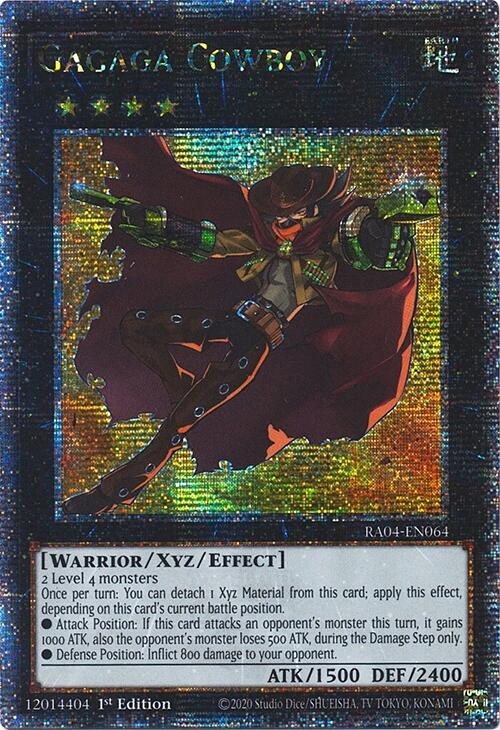 Gagaga Cowboy [RA04-EN064] Quarter Century Secret Rare | The CG Realm