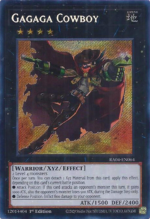 Gagaga Cowboy [RA04-EN064] Secret Rare | The CG Realm
