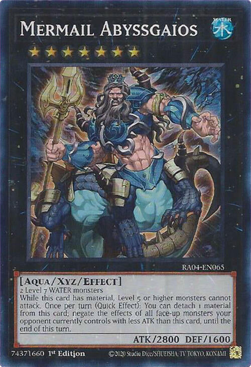 Mermail Abyssgaios [RA04-EN065] Super Rare | The CG Realm