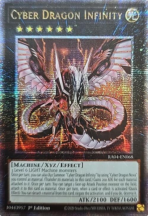 Cyber Dragon Infinity [RA04-EN068] Quarter Century Secret Rare | The CG Realm