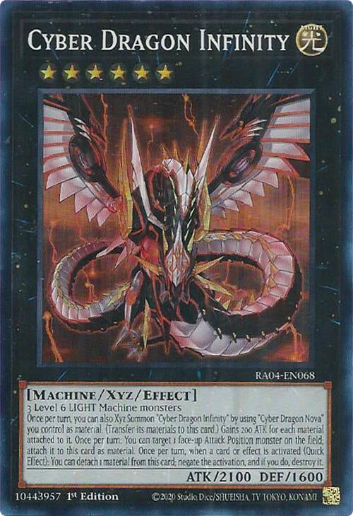 Cyber Dragon Infinity [RA04-EN068] Super Rare | The CG Realm