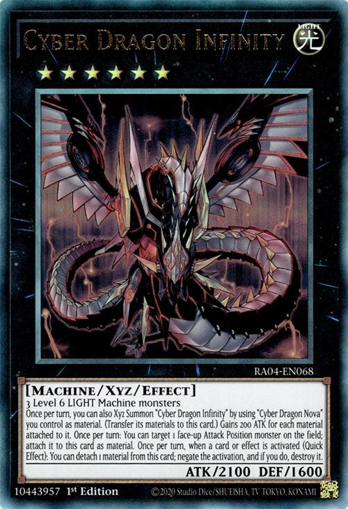 Cyber Dragon Infinity [RA04-EN068] Prismatic Ultimate Rare | The CG Realm