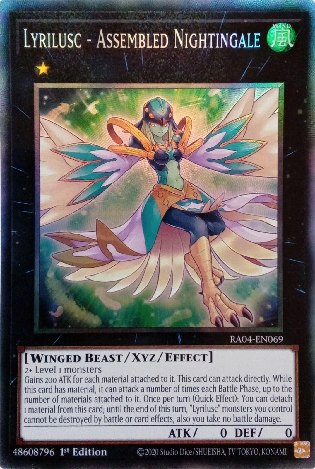 Lyrilusc - Assembled Nightingale [RA04-EN069] Prismatic Collector's Rare | The CG Realm