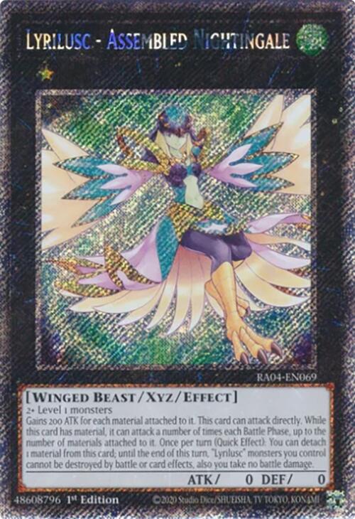 Lyrilusc - Assembled Nightingale [RA04-EN069] Platinum Secret Rare | The CG Realm
