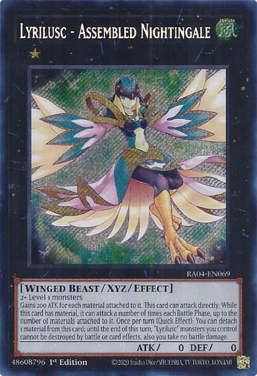 Lyrilusc - Assembled Nightingale [RA04-EN069] Secret Rare | The CG Realm