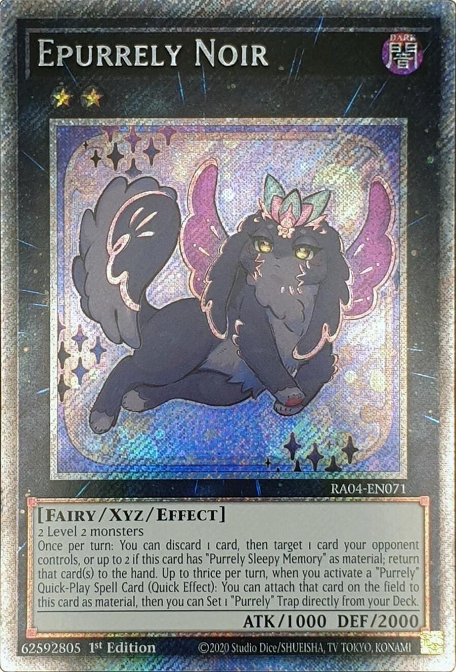 Epurrely Noir [RA04-EN071] Platinum Secret Rare | The CG Realm
