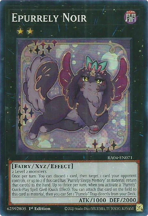 Epurrely Noir [RA04-EN071] Super Rare | The CG Realm