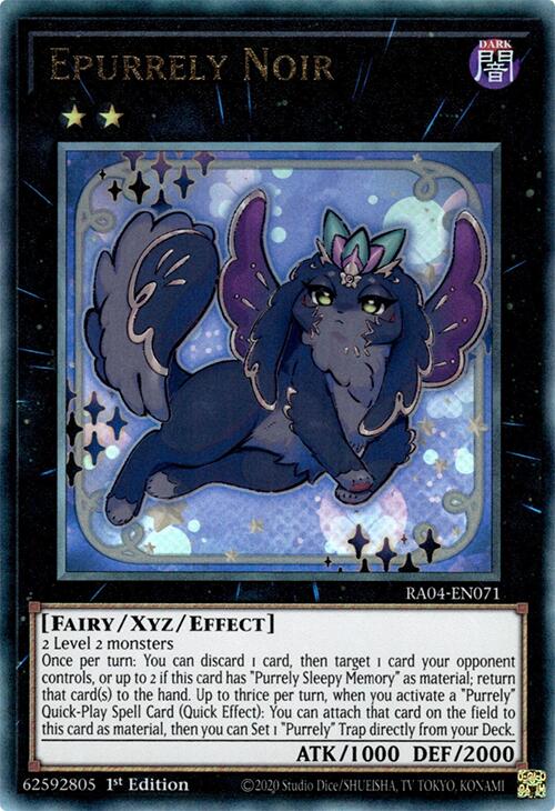 Epurrely Noir [RA04-EN071] Prismatic Ultimate Rare | The CG Realm