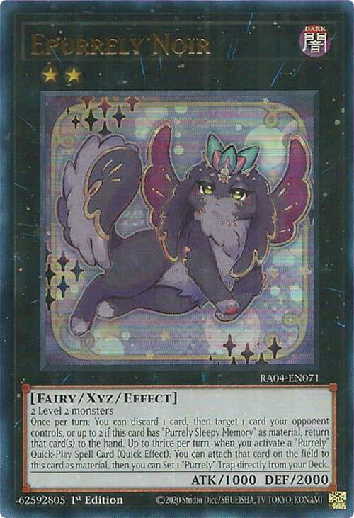 Epurrely Noir [RA04-EN071] Ultra Rare | The CG Realm