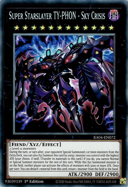 Super Starslayer TY-PHON - Sky Crisis [RA04-EN072] Prismatic Collector's Rare | The CG Realm