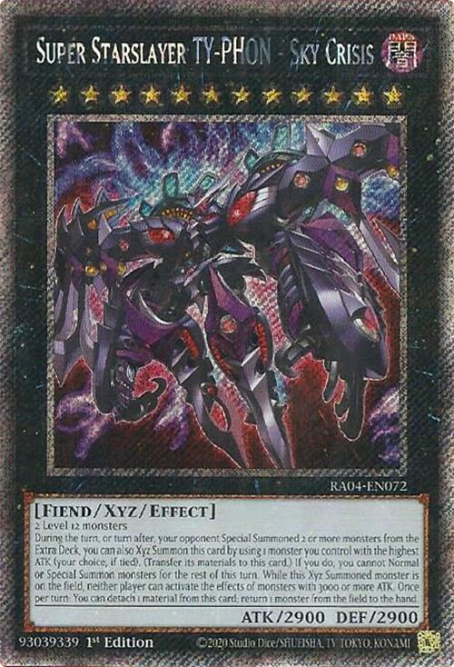 Super Starslayer TY-PHON - Sky Crisis [RA04-EN072] Platinum Secret Rare | The CG Realm