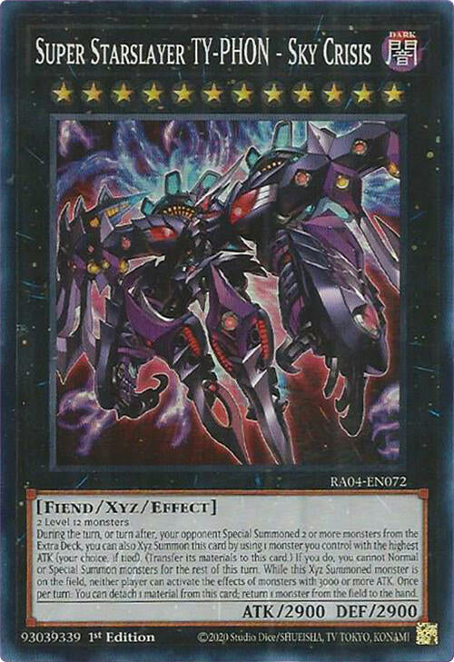 Super Starslayer TY-PHON - Sky Crisis [RA04-EN072] Super Rare | The CG Realm