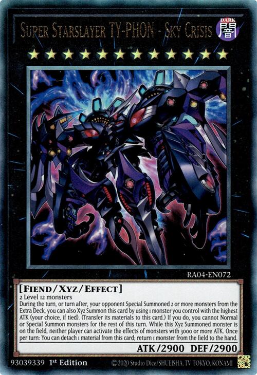 Super Starslayer TY-PHON - Sky Crisis [RA04-EN072] Prismatic Ultimate Rare | The CG Realm