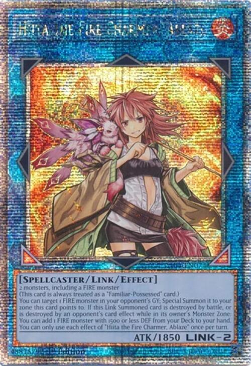 Hiita the Fire Charmer, Ablaze [RA04-EN074] Quarter Century Secret Rare | The CG Realm