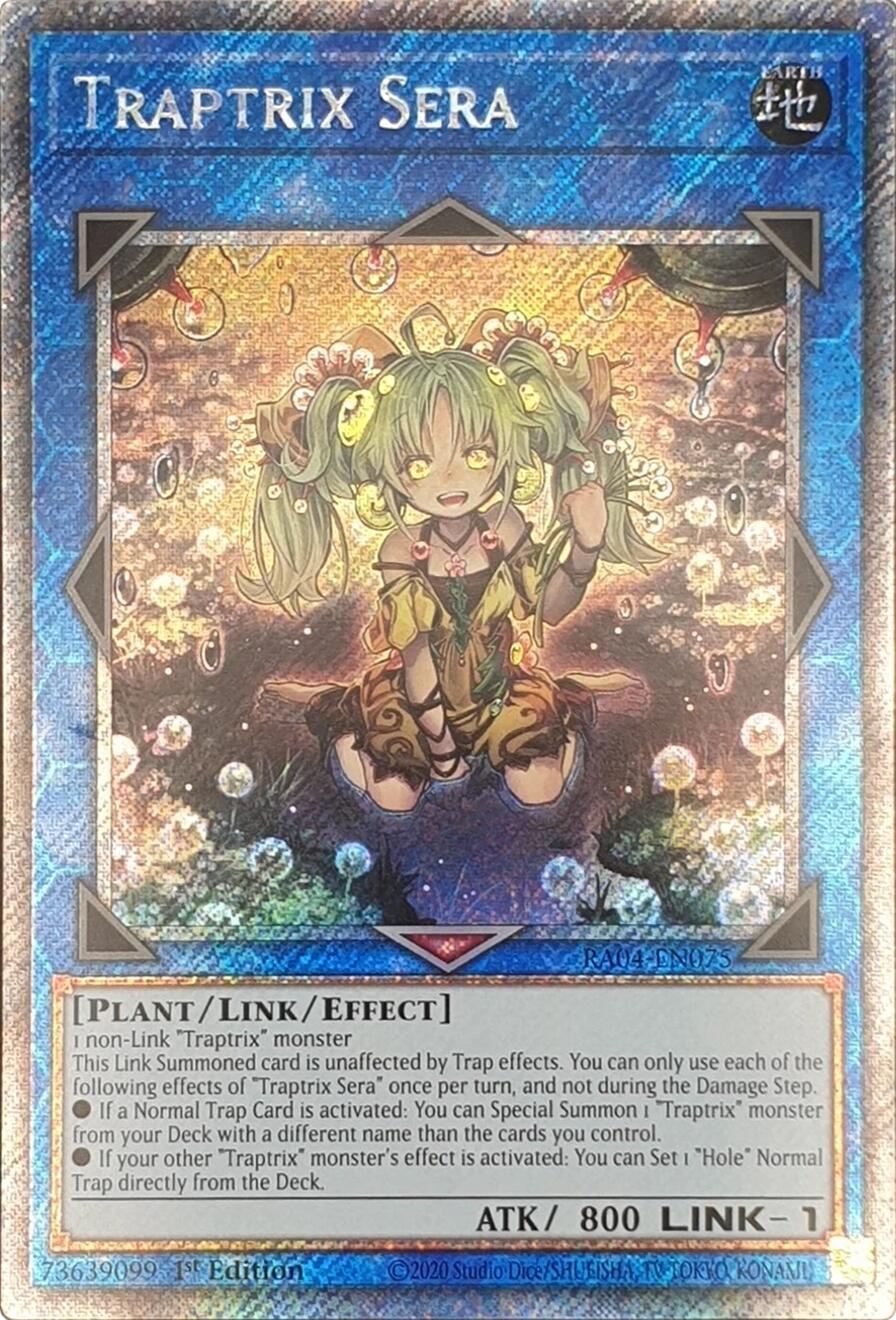 Traptrix Sera [RA04-EN075] Platinum Secret Rare | The CG Realm