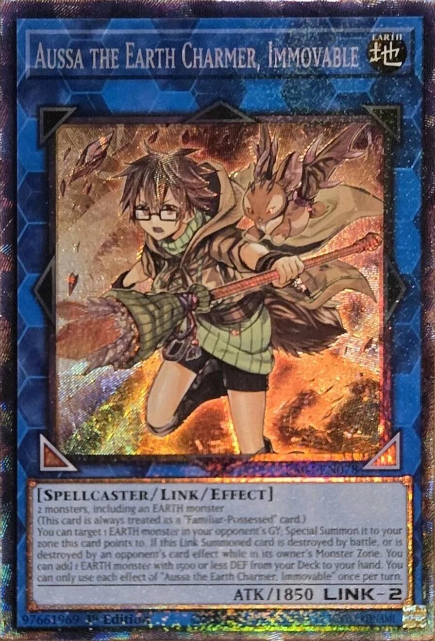 Aussa the Earth Charmer, Immovable [RA04-EN078] Prismatic Collector's Rare | The CG Realm