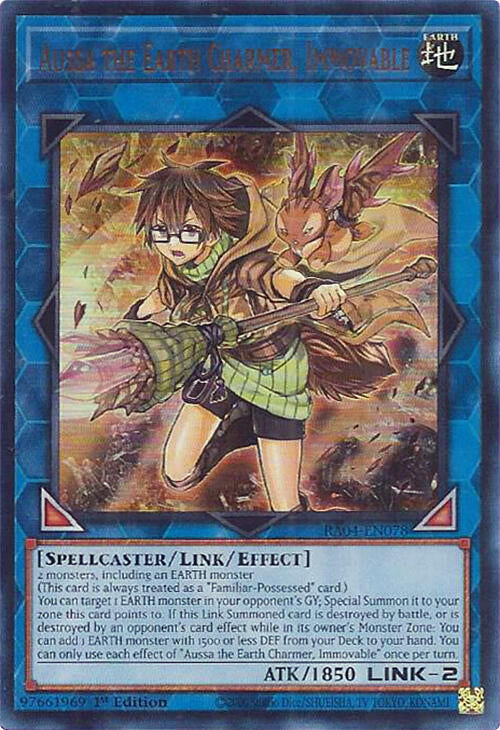 Aussa the Earth Charmer, Immovable [RA04-EN078] Ultra Rare | The CG Realm