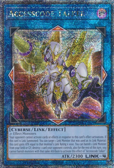 Accesscode Talker (New Art) [RA04-EN079] Quarter Century Secret Rare | The CG Realm