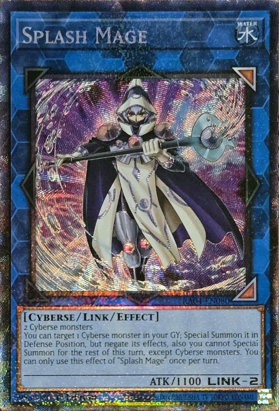 Splash Mage [RA04-EN080] Prismatic Collector's Rare | The CG Realm