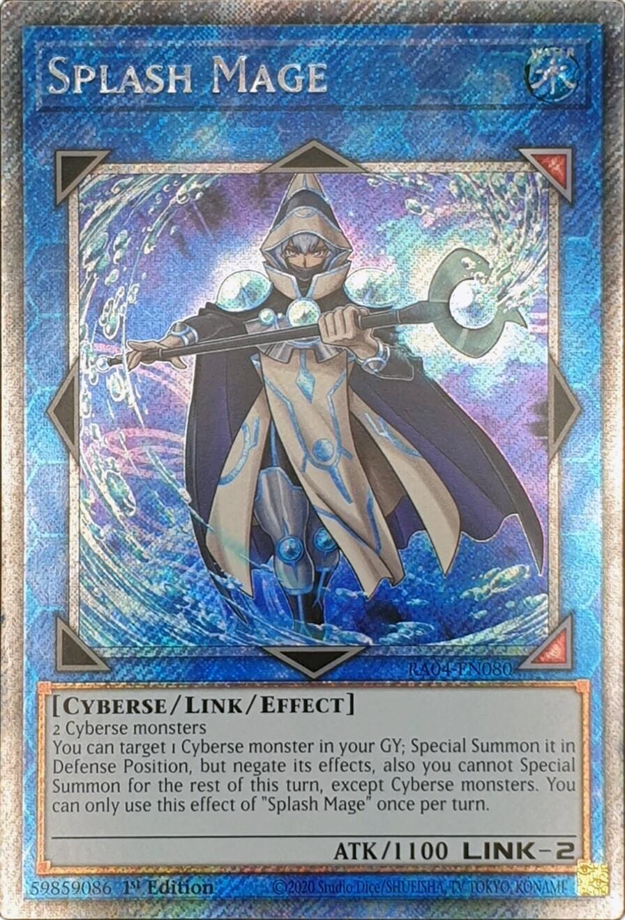 Splash Mage [RA04-EN080] Platinum Secret Rare | The CG Realm