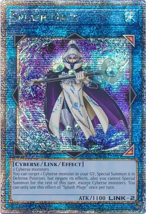 Splash Mage [RA04-EN080] Quarter Century Secret Rare | The CG Realm
