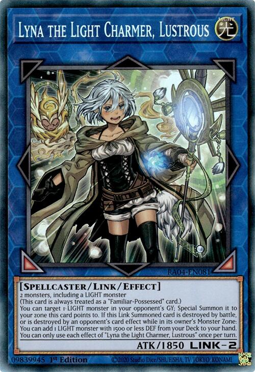 Lyna the Light Charmer, Lustrous [RA04-EN081] Prismatic Collector's Rare | The CG Realm