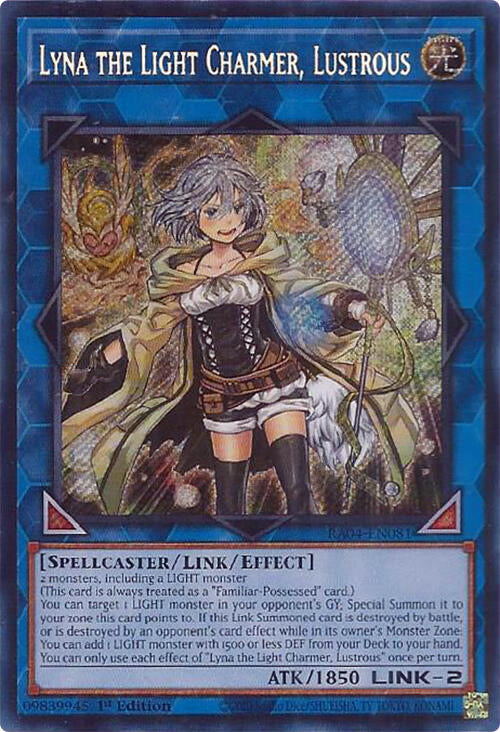 Lyna the Light Charmer, Lustrous [RA04-EN081] Secret Rare | The CG Realm