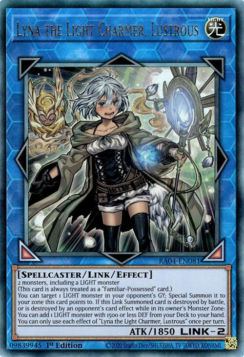 Lyna the Light Charmer, Lustrous [RA04-EN081] Prismatic Ultimate Rare | The CG Realm
