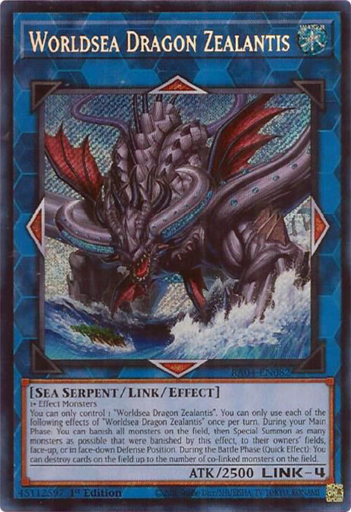 Worldsea Dragon Zealantis [RA04-EN082] Secret Rare | The CG Realm
