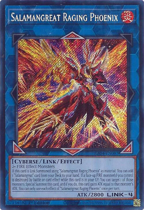 Salamangreat Raging Phoenix [RA04-EN083] Secret Rare | The CG Realm