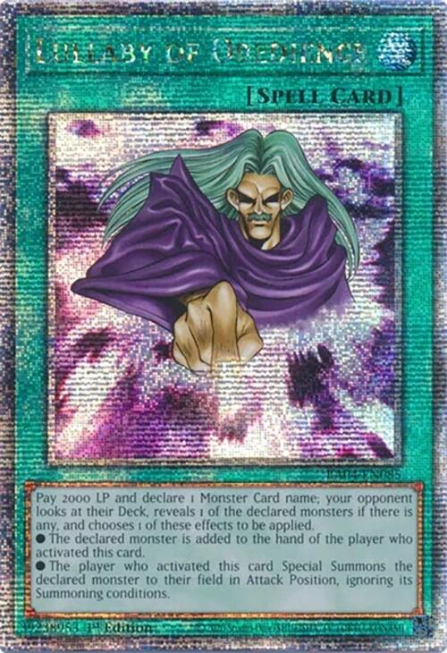 Lullaby of Obedience [RA04-EN085] Quarter Century Secret Rare | The CG Realm