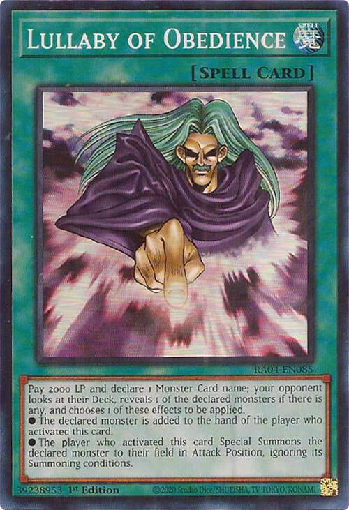Lullaby of Obedience [RA04-EN085] Super Rare | The CG Realm