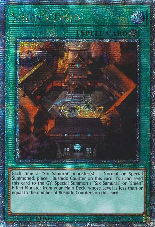 Shien's Dojo [RA04-EN088] Quarter Century Secret Rare | The CG Realm