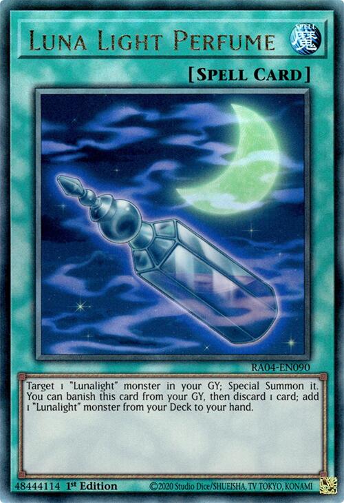 Luna Light Perfume [RA04-EN090] Prismatic Ultimate Rare | The CG Realm