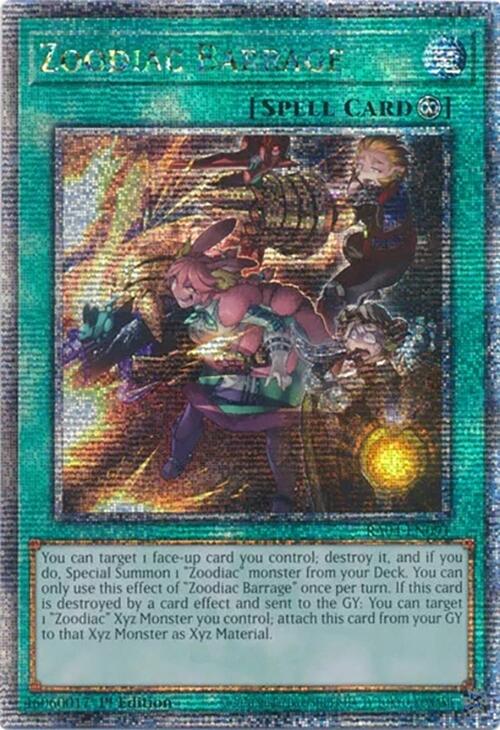 Zoodiac Barrage [RA04-EN091] Quarter Century Secret Rare | The CG Realm