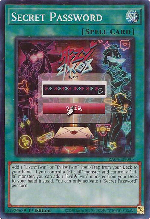 Secret Password [RA04-EN095] Super Rare | The CG Realm