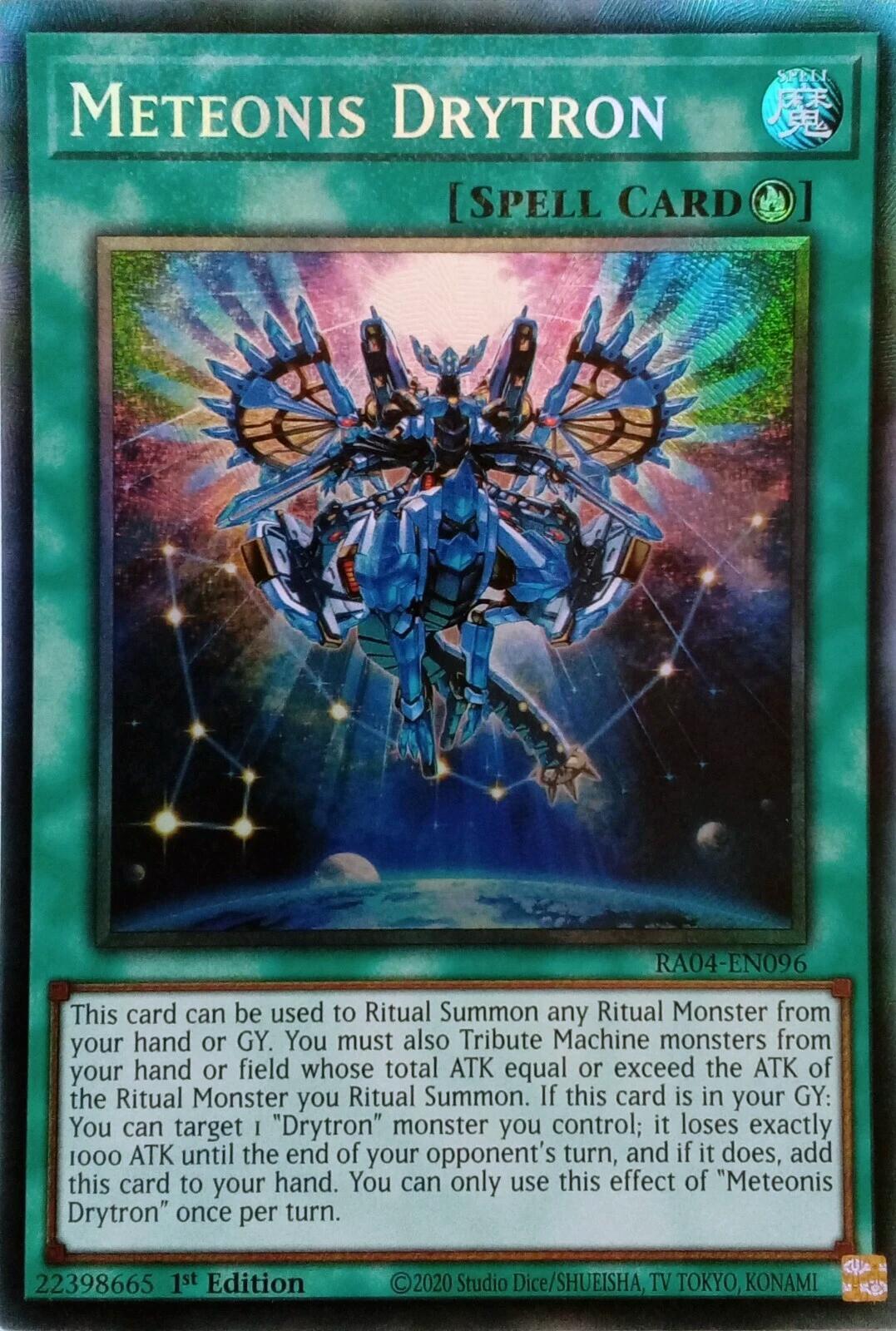 Meteonis Drytron [RA04-EN096] Prismatic Collector's Rare | The CG Realm