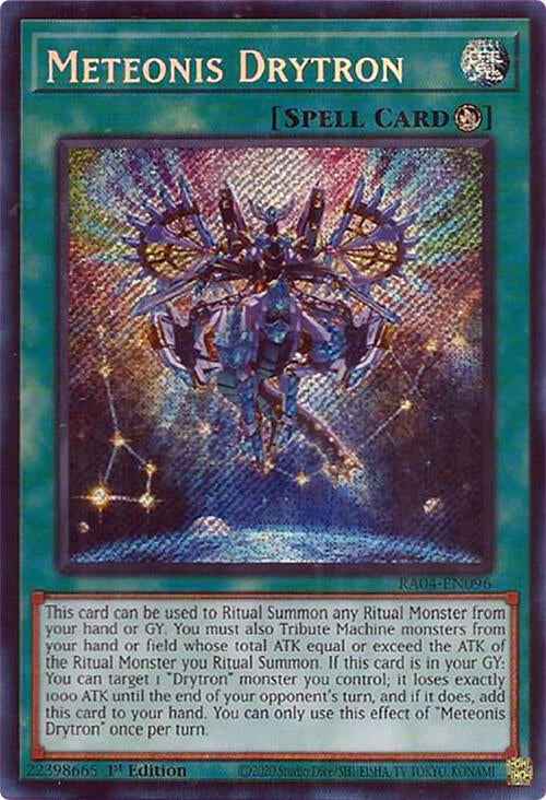 Meteonis Drytron [RA04-EN096] Secret Rare | The CG Realm