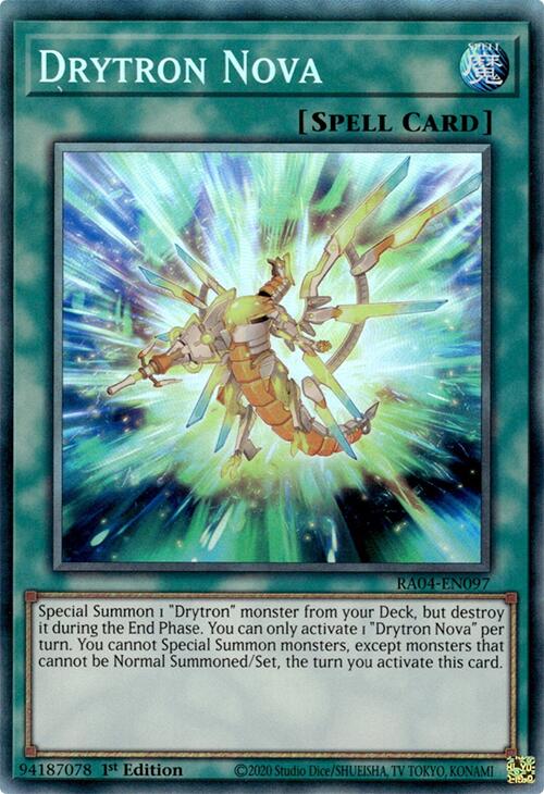 Drytron Nova [RA04-EN097] Prismatic Collector's Rare | The CG Realm